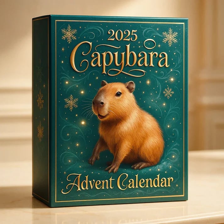 🎄Kalendarz adwentowy Kapibara 2025