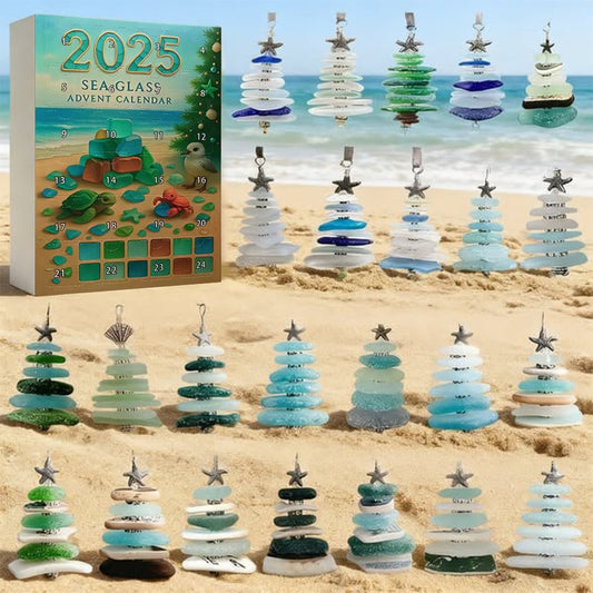🌊✨Akrylowy kalendarz adwentowy z efektem choinki 🎄❄️