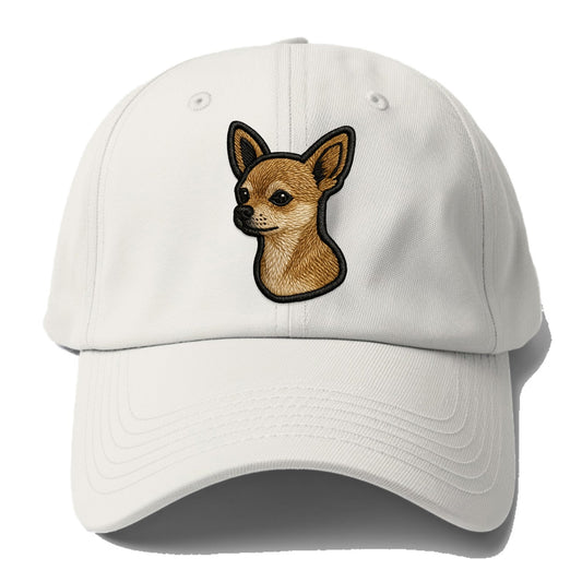 Chihuahua - Nowoczesne logo małego psa z buźką - Czapka baseballowa