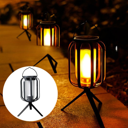 Zewnętrzna lampa solarna kempingowa o klasie ochrony IPX65