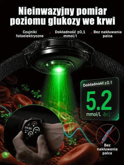Smartwatch GT6pro z funkcją połączeń Bluetooth