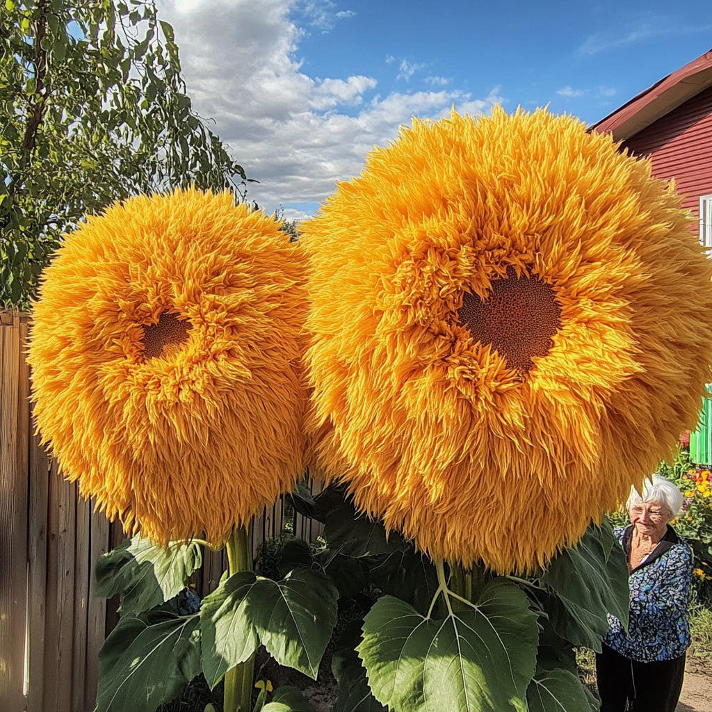 🌻 Uroczy gigantyczny miś słonecznikowy 🔆