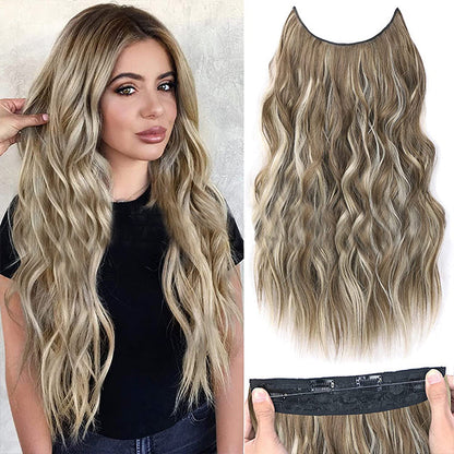 💖 TERAZ 50% ZNIŻKI! 💁 Peruka damska z długimi falowanymi włosami gradientowymi – naturalny wygląd, regulowana czepek, włókna odporne na ciepło do codziennego stylizacji 🌟📦