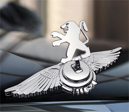 Logo na maskę samochodu z ozdobą