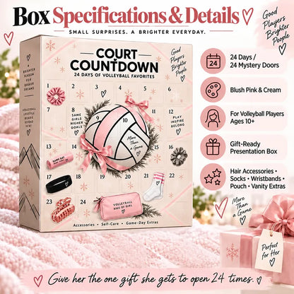 🏐 24 dni. 24 niespodzianki. Jedne święta z obsesją na punkcie siatkówki. — 2026 Court Countdown Mystery Box【2D flat】
