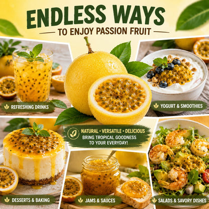 Nasiona marakui Golden Passion Fruit – uprawiaj słodką, egzotyczną marakuję w domu 🌟