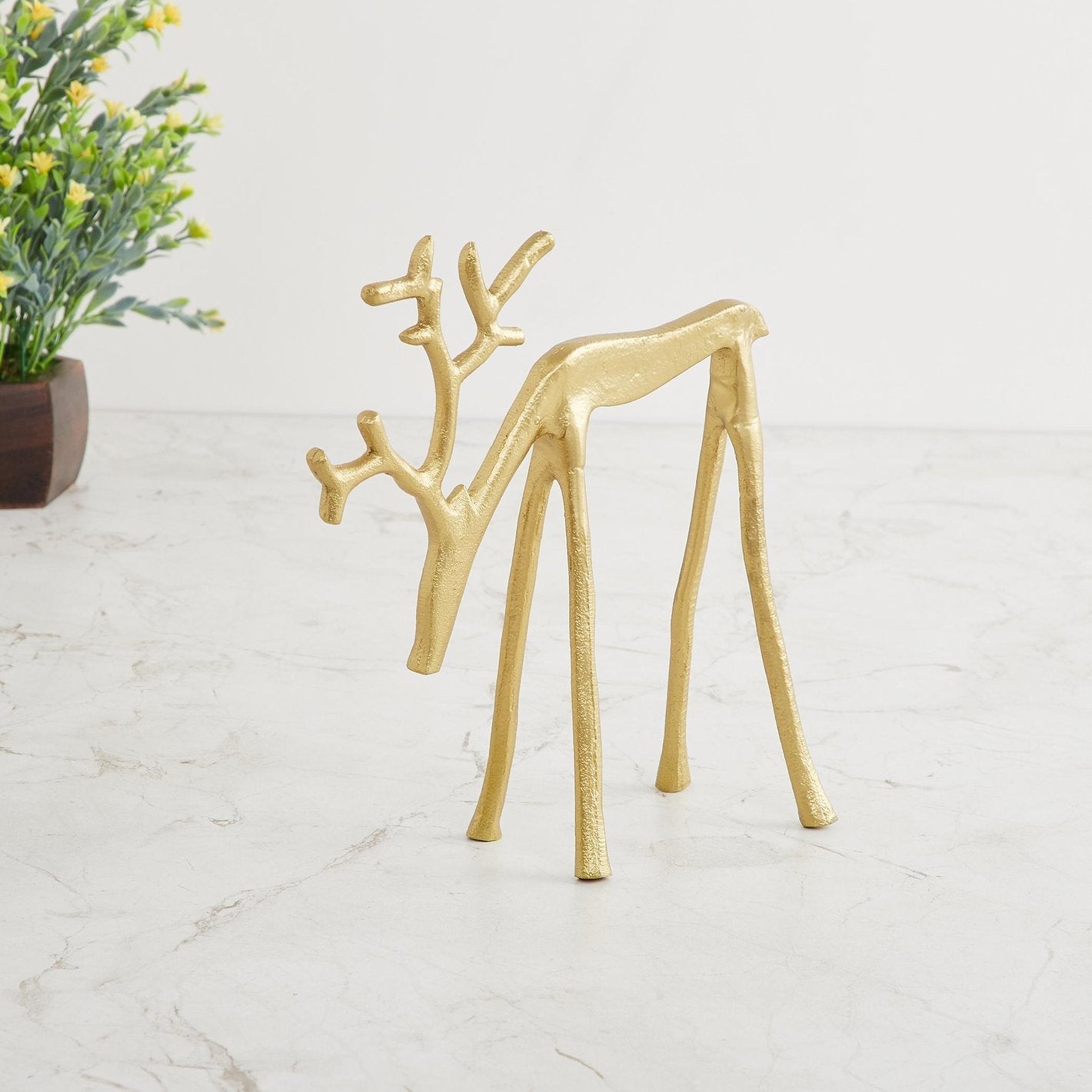 🎅Bestseller świąteczny 🦌 Czarna figurka renifera, dekoracja świąteczna