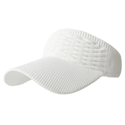 ☀️🧢 Daszek z otworem na wysoki kucyk – ochrona przed promieniowaniem UV, przewiewny, do aktywności na świeżym powietrzu i na co dzień