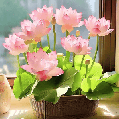 💐Święta misa do bonsai - kwiat lotosu
