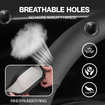 Pokrowiec na kierownicę DriveCore Elite Grip – skóra odporna na pot i zwiększona wydajność