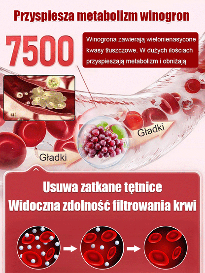 Ziarna winogron królowej Niny z naturalnym aromatem wina
