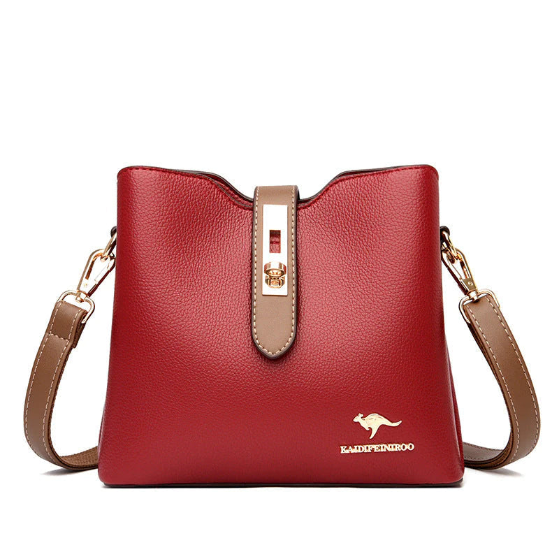 👜Damska torba kubełkowa Fashion Forward