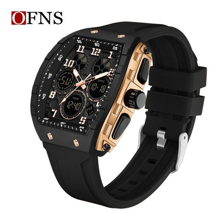 ⌚Męski sportowy zegarek cyfrowy z podświetleniem i funkcją automatycznego datownika✨