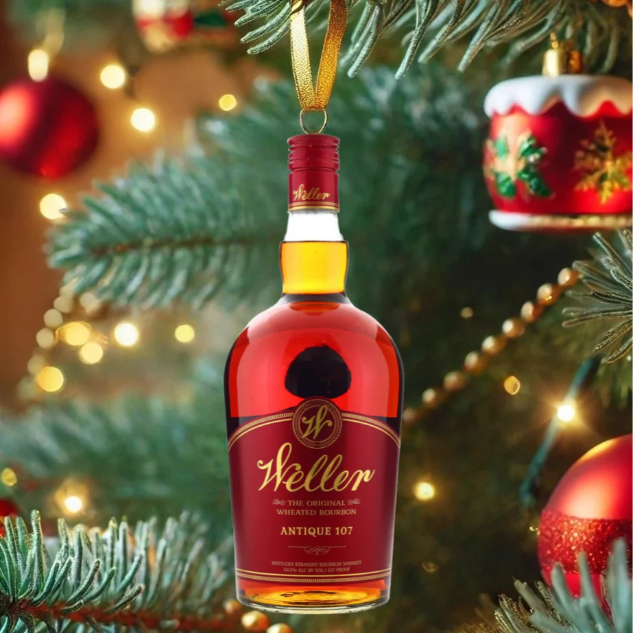 Piwo, whisky, butelka, świąteczne pudełko niespodzianka.