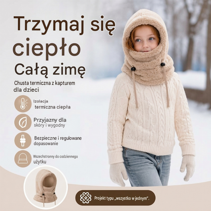🔥 50% ZNIŻKI 🔥 Wiatroodporna i izolująca kominiarka rowerowa dla dzieci – ciepła, oddychająca i wygodna na zimę 🚴❄️