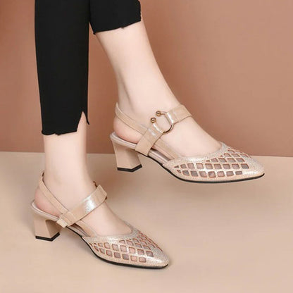 ✨Sprawiają, że stajesz się bardziej elegancka i pewna siebie💟Sandały na wysokim obcasie w stylu vintage