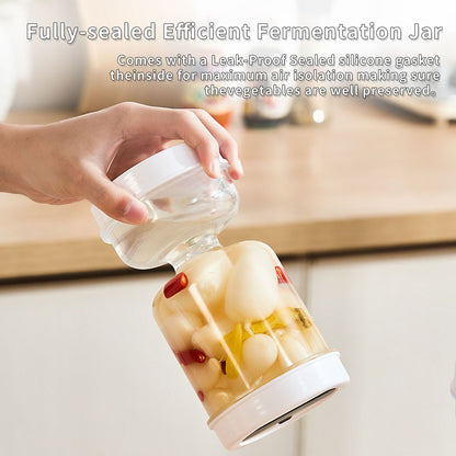 Słoik do konserwowania ogórków i oliwek z sitkiem
