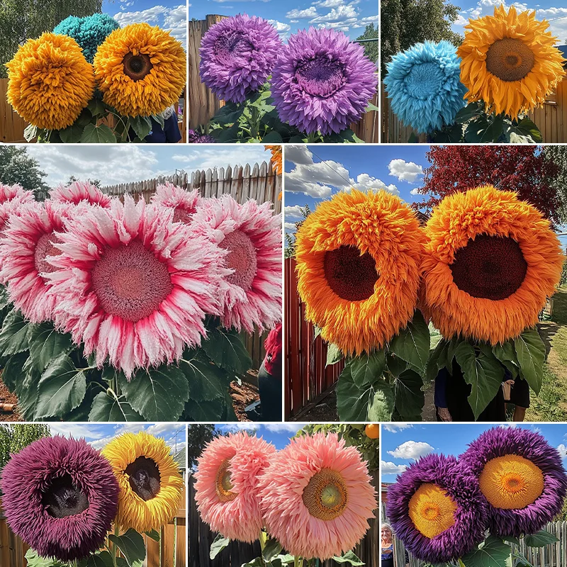 🌻 Uroczy gigantyczny miś słonecznikowy 🔆