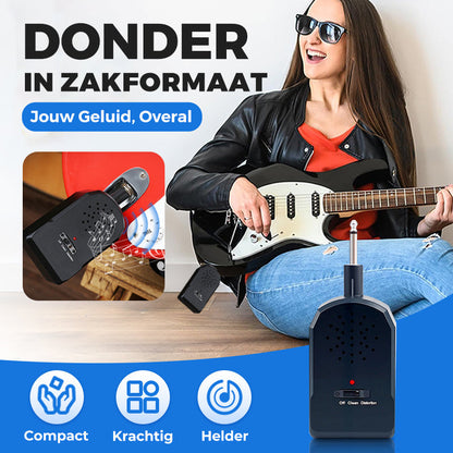 🎸Zestaw miniaturowych przenośnych wzmacniaczy do gitary elektrycznej