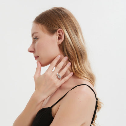 💖(OSTATNI DZIEŃ WYPRZEDAŻY - 80% ZNIŻKI) Pierścionek z diamentem Magnetology Moissanite DIYSTARTM 💍