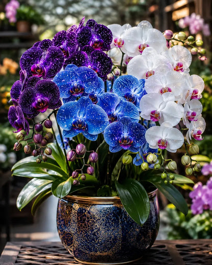 🌌 Rare Galaxy Orchid Bulbs – Stunning Starry Blooms for Your Garden