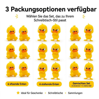 😠 Figurka Angry Duck Desk – Dodaj odrobinę zawadiackiego charakteru swojemu biurku! 🐥