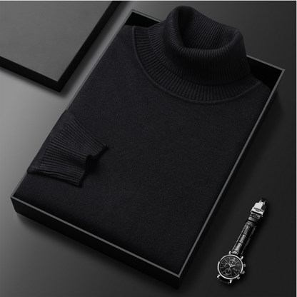 Męski sweter premium w jednolitym kolorze
