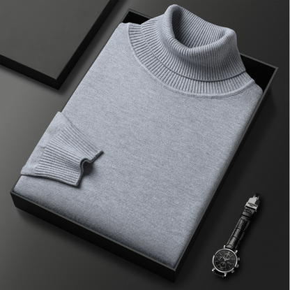 Męski sweter premium w jednolitym kolorze
