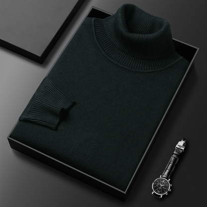 Męski sweter premium w jednolitym kolorze