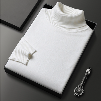 Męski sweter premium w jednolitym kolorze