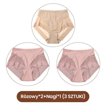 🔥Kup 2 i Otrzymaj 1 za Darmo🔥Damski Bezszwowy Zestaw Majtek Kształtujących O Wysokiej Talii