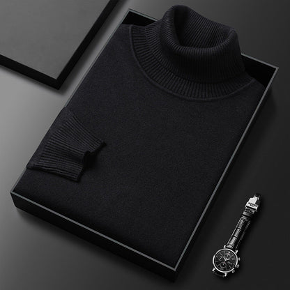 Męski sweter premium w jednolitym kolorze
