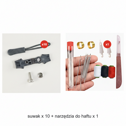 💥 Kup więcej, otrzymaj więcej gratis! 🔧 Uniwersalny zestaw do naprawy zamków błyskawicznych