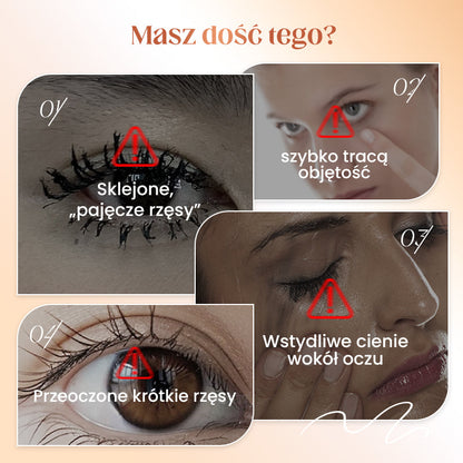 🔥Kup 1 otrzymaj 2 gratis✨Wodoodporny tusz do rzęs z włóknami