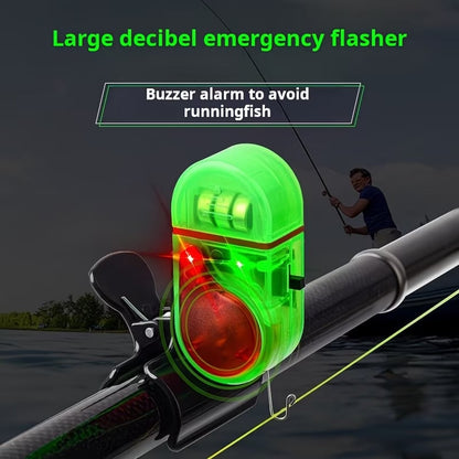 🚨🔊 Alarm wędkarski z dźwiękiem i światłem LED – czułe wykrywanie haczyków w dzień i w nocy 🎣🌙