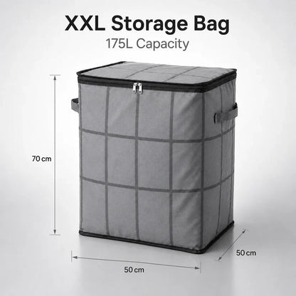 Foldable Storage Bag with Reinforced Handles