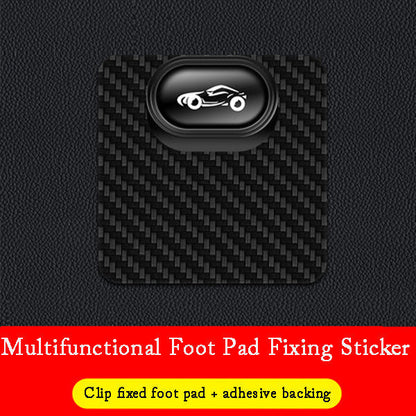 🎉HOT SALE 🎉Multifunctional Carbon Fiber Car Mat Fixing Buckle✨8 Pcs✨