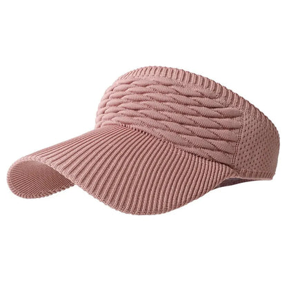 ☀️🧢 Daszek z otworem na wysoki kucyk – ochrona przed promieniowaniem UV, przewiewny, do aktywności na świeżym powietrzu i na co dzień