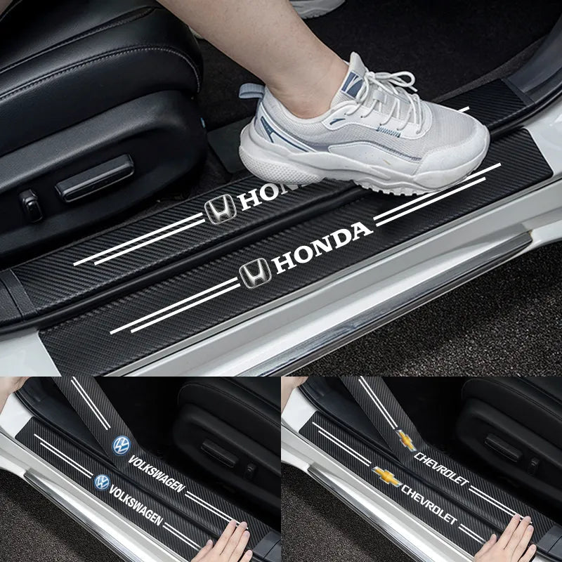 Black Friday ✨50% OFF ✨Carbon Car Door Sills Stickers✨9PCS ✨