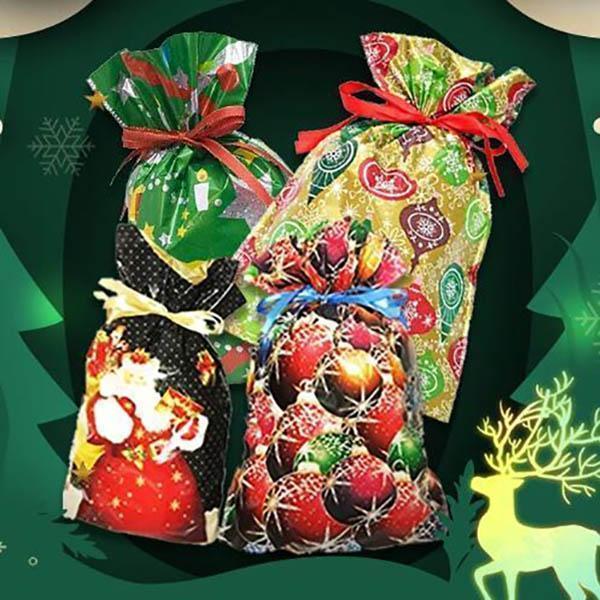 🎅🎁 Najlepsza na świecie torba na prezenty świąteczne ze sznurkiem