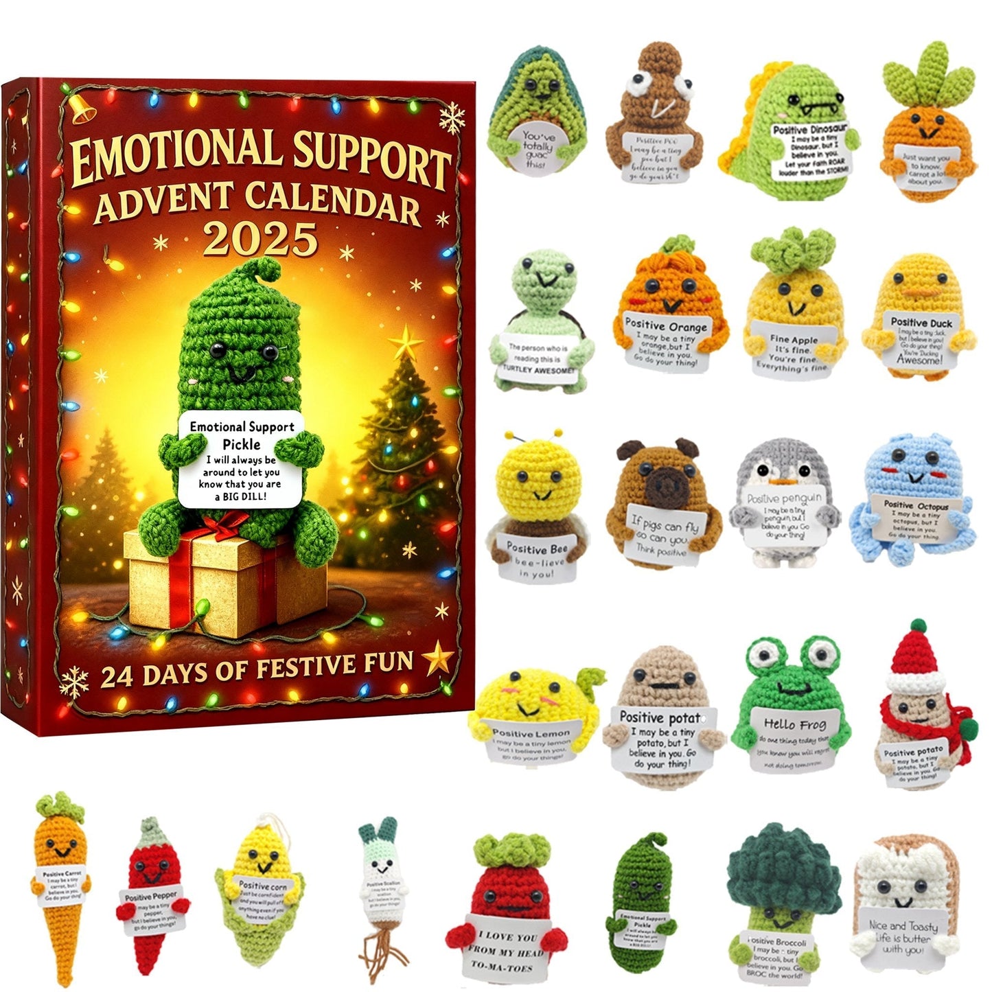🎄KALENDARZ ADWENTOWY WSPARCIA EMOCJONALNEGO 2025