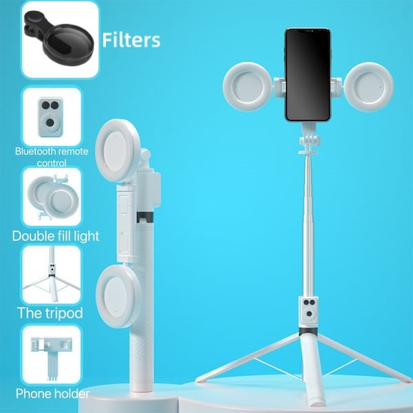 📢📢 50 % ZNIŻKI!! ⏰ 🔥 Nowy 6-w-1 Bluetooth Selfie Stick