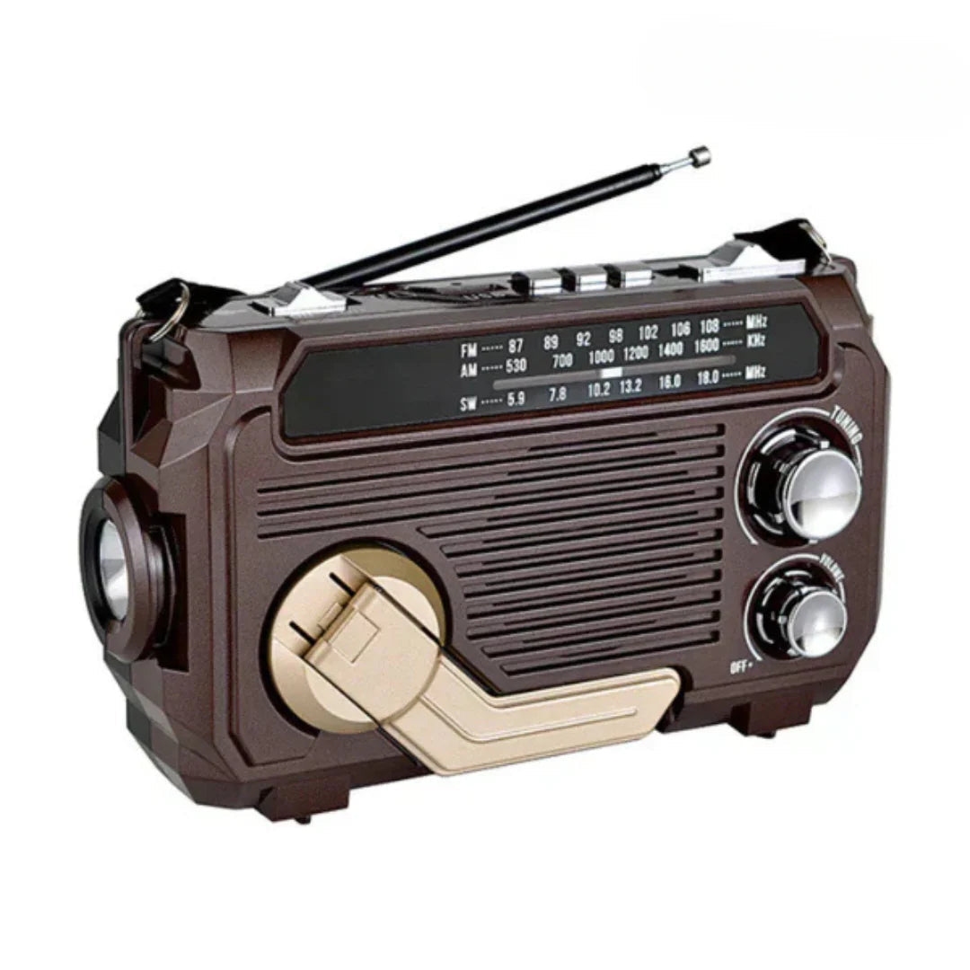 Ręczne radio z funkcją ładowania awaryjnego