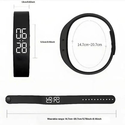 ⌚ TERAZ 50% TANIEJ! ❤️ Inteligentna bransoletka do zarządzania zdrowiem – tracker fitness, pulsometr i krokomierz 🏃