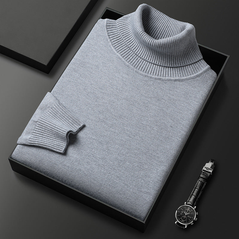 Męski sweter premium w jednolitym kolorze