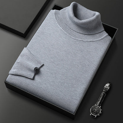 Męski sweter premium w jednolitym kolorze