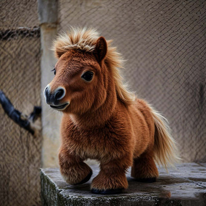 🐎Pluszowa lalka z robotem kucykiem