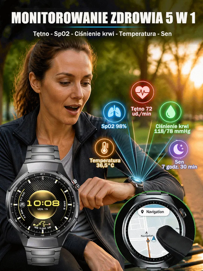 Smartwatch GT6pro z funkcją połączeń Bluetooth