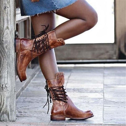 Damskie modne buty w jednolitym kolorze