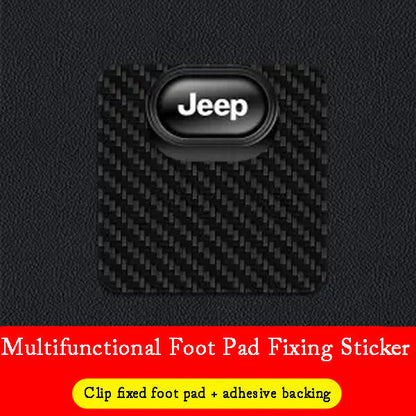 🎉HOT SALE 🎉Multifunctional Carbon Fiber Car Mat Fixing Buckle✨8 Pcs✨